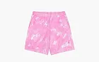 Sporty & Rich Wellness Ivy Tie Dye Gym Short Taffy/White