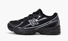 New Balance 740 Bungee Lace PS Black Grey Silver