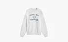 Sporty & Rich logo-print Cotton Sweatshirt  Heather Gray