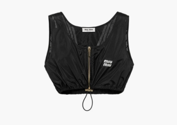 Miu Miu Tank Top Black 