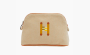 HERMES Bolide handbag in Cotton "Orange" 