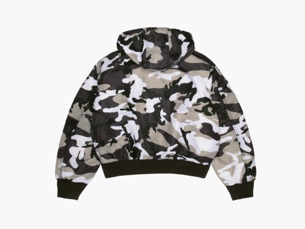 Stussy Flight Bomber Snow Camo 