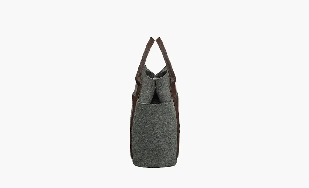 Hermes Groom Handbags Acier Gray