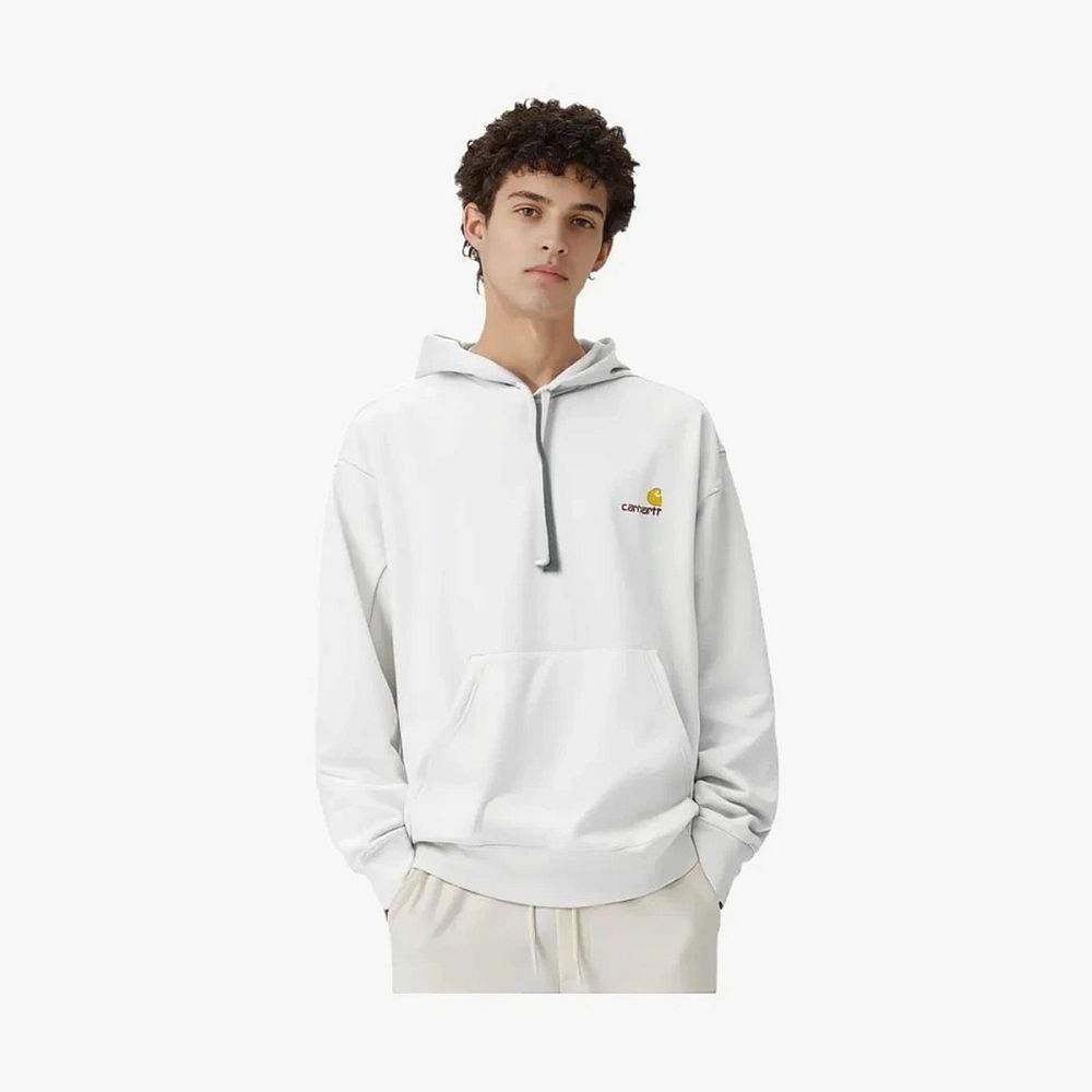 Carhartt WIP American Script Hoodie White