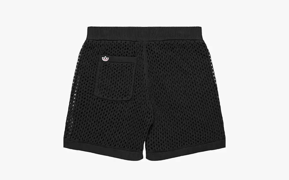 Adidas x Edison Chen Crochet Shorts Charcoal