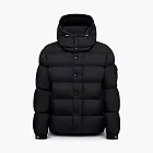 Moncler Hooded Down Jacket Matte Black