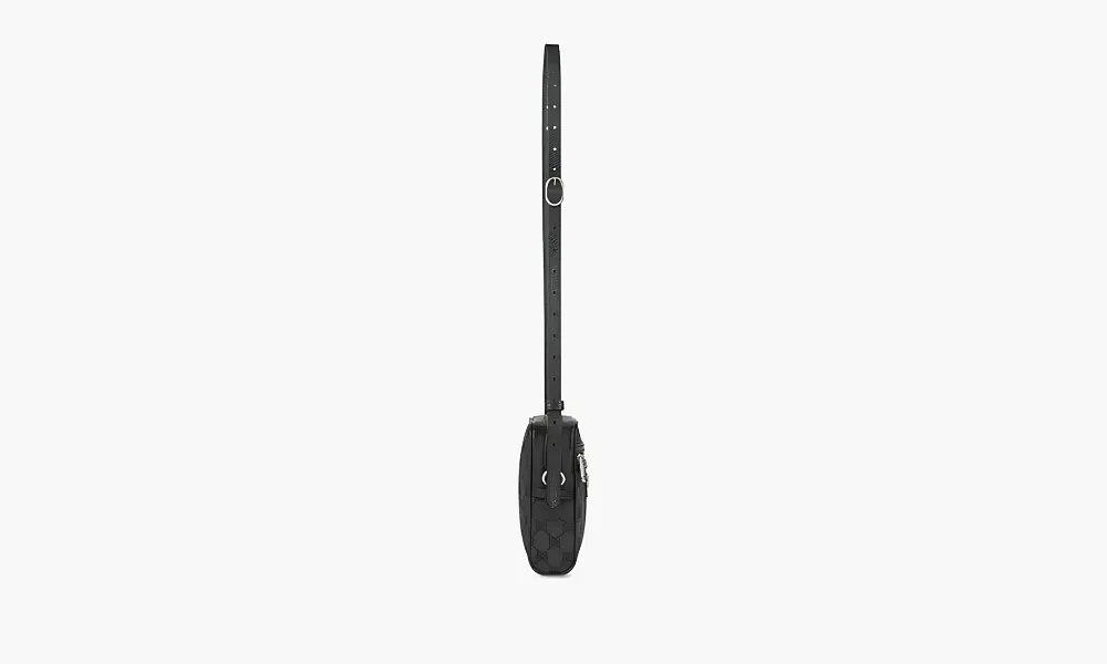 Gucci X Balenciaga The Hacker Project Shoulder Zip Bag Black