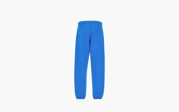 Sporty & Rich Logo Printed Pocket-Detailed Pants Blue  Sporty & Rich Logo Printed Pocket-Detailed Pants Blue