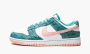 Nike Dunk Low "Snakeskin Washed Teal Bleached Coral" 