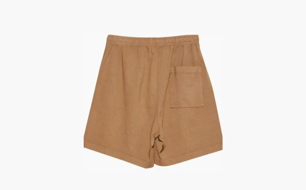 Sporty & Rich Made In USA Gym Short Espresso/White 