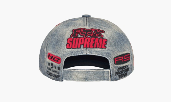 Supreme x Fox Racing 6-Panel Denim 