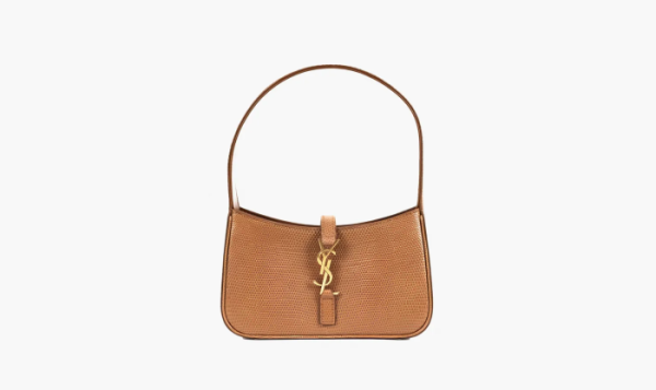 Saint Laurent Cassandra Leather Bag With Logo Beige 