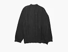 Enfants Riches Déprimés Asymmetrical Cardigan Black