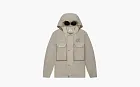 C.P. Company Men's Flatt Nylon Goggle Overshirt Grey