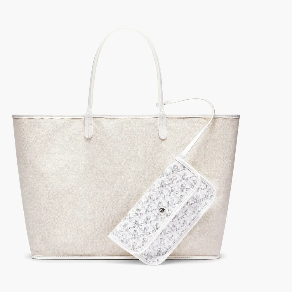 Goyard Saint Louis Tote PM White