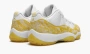 Jordan 11 Retro Low WMNS Yellow Snakeskin 