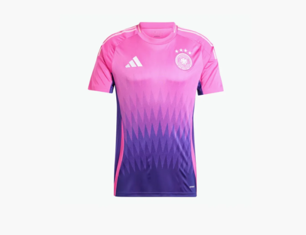 Adidas Germany 24 Away Jersey T-Shirt  Semi Lucid Fuchsia / Team Colleg Purple  Adidas Germany 24 Away Jersey T-Shirt  Semi Lucid Fuchsia / Team Colleg Purple