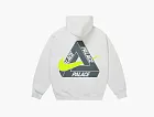 Palace x Nike Tri Swoosh Hood White