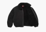 Supreme Faux Shearling Lined Bomber Jacket Black 