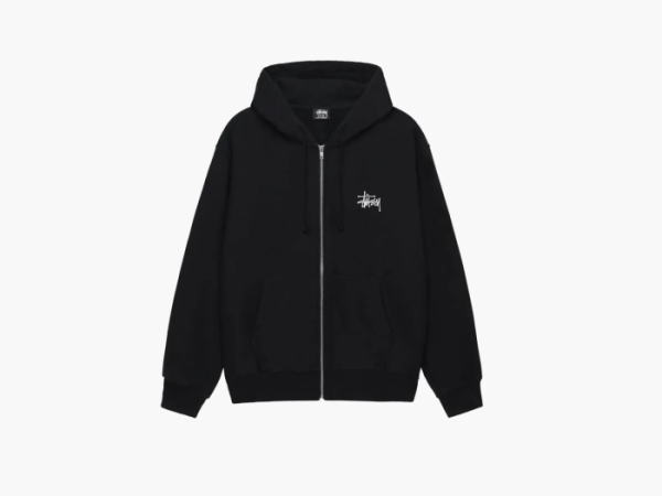 Stussy Big & Meaty Zip Hoodie Black 