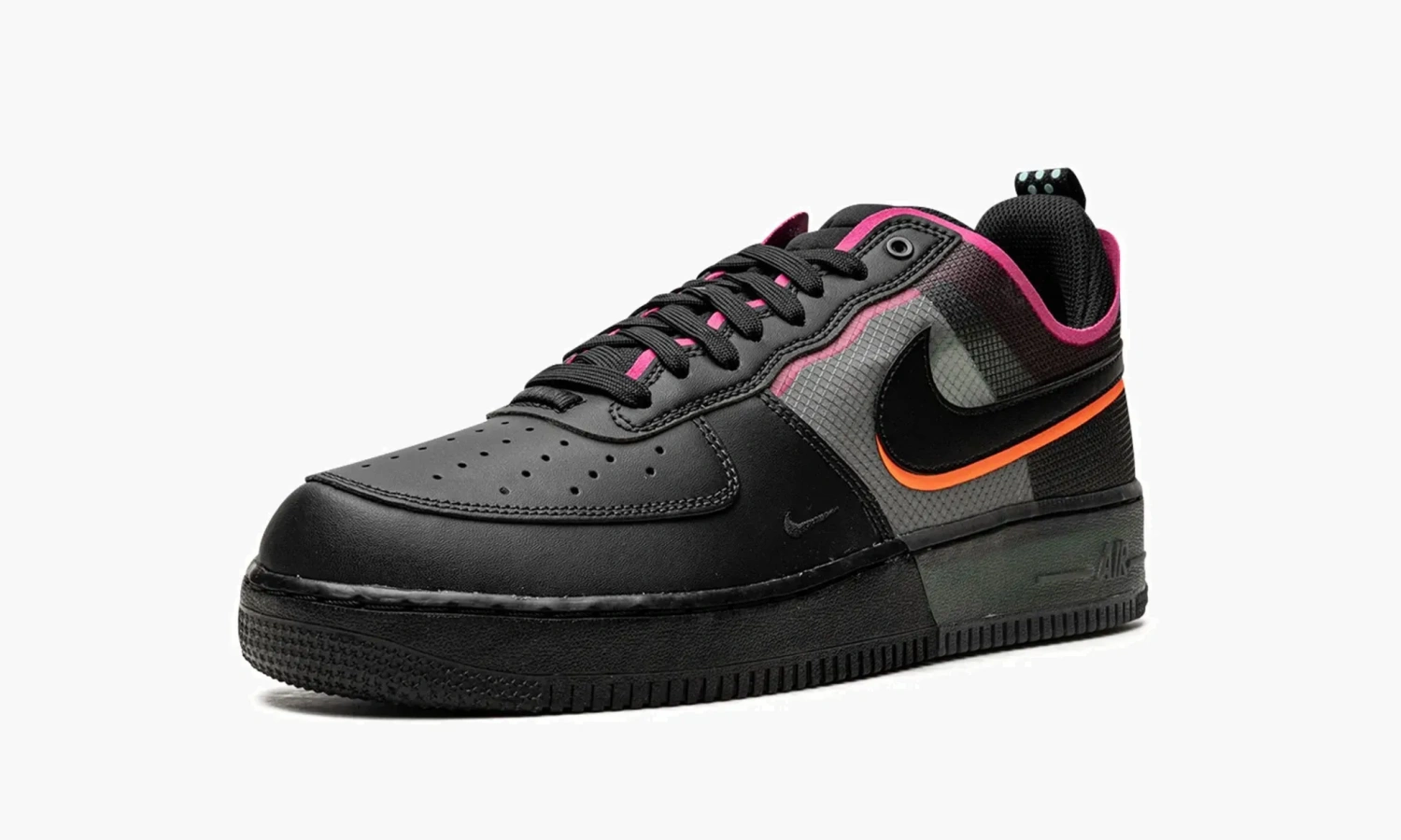 Air Force 1 React Black / Pink Prime 