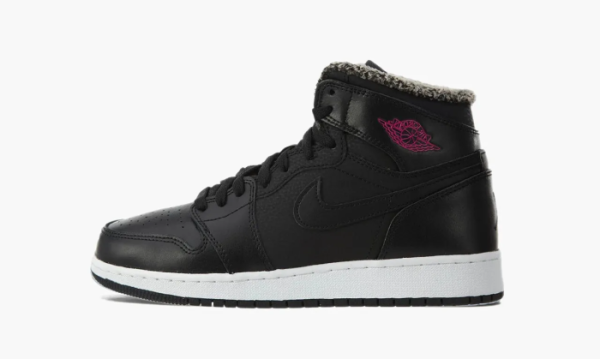 Air Jordan 1 Retro High GS Fleece Black Pink 