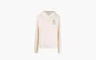 Sporty & Rich Logo cotton hoodie Beige