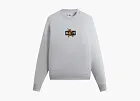 Kith For Mickey & Friends Cyber Monday Pluto Classic Logo Crewneck Light Heather Grey