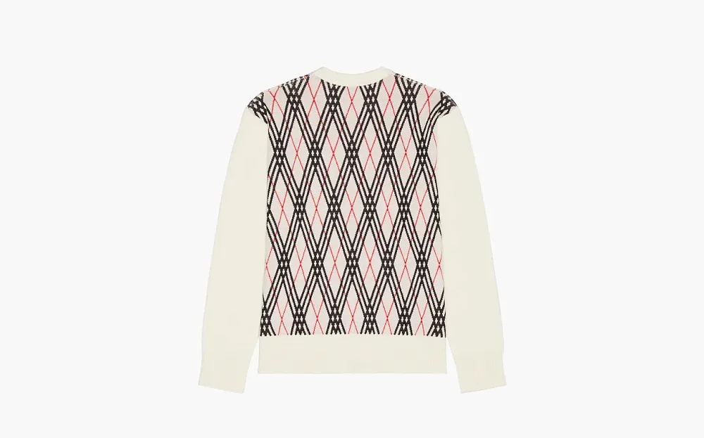 Burberry Ranger Crewneck Sweater Chalk White