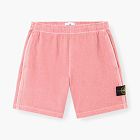 Stone Island Malfile Fleece Jogger Shorts Oleander