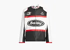 Adidas Racing V-Day Pleather Jacket Cloud White / Black