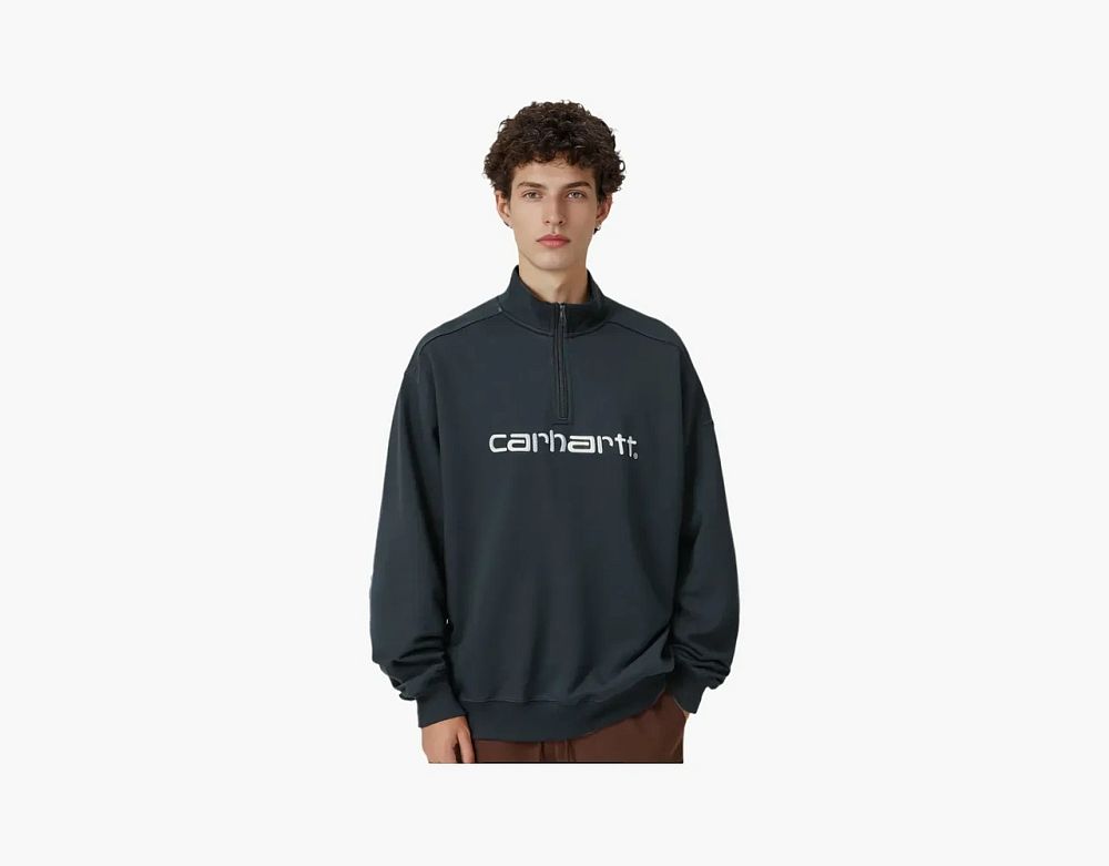 Carhartt WIP Script Half Zip Sweatshirt