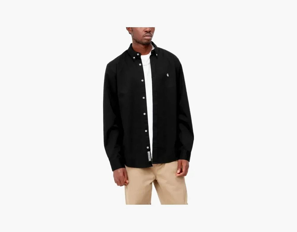 Carhartt WIP Madison Oxford Shirt Black