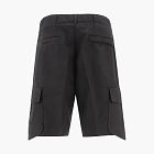 Stone Island Cotton Rep Cargo Shorts Black