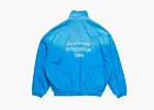 Acne Studios Washed Logo Jacket Bright Blue