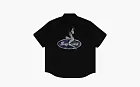 Supreme Rhinestone Pin Up Short-Sleeve Work Shirt Black