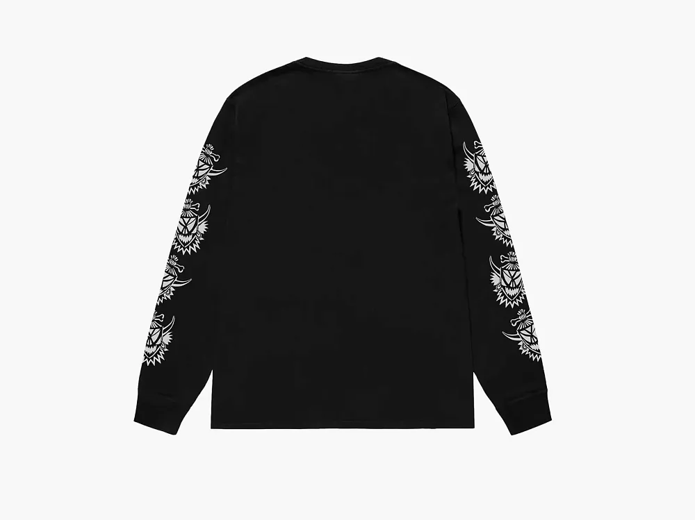 Stussy Witch Doctor Pigment Dyed L/S Tee  Black