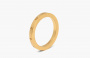 Maison Margiela Numerical Semi-Polished Gold Ring 