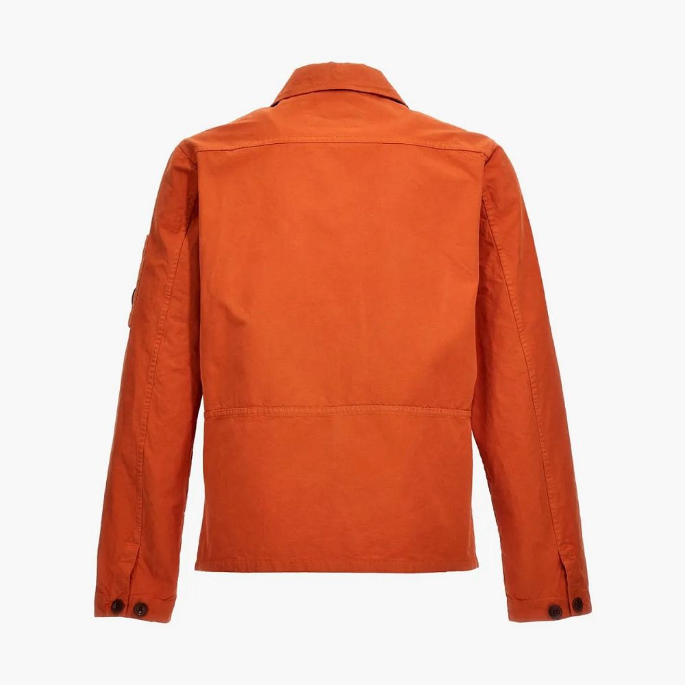 C.P. Company Chest Flap Pocket Shirt Jacket Orange