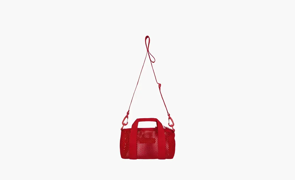 Supreme Polyester One Shoulder Handbag Mini Red