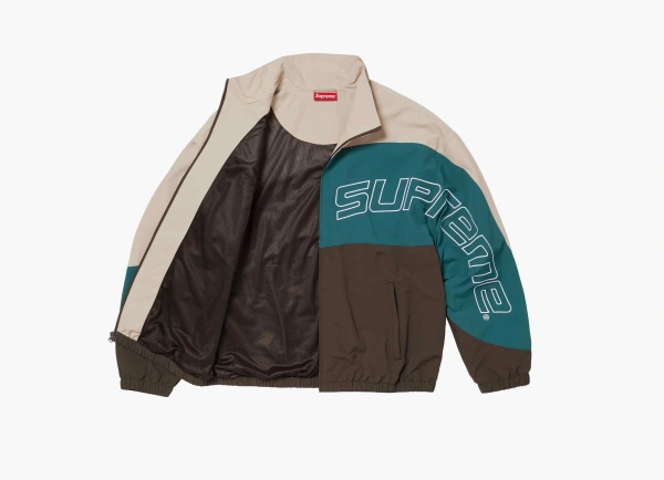 Supreme Curve Track Jacket  Brown  Supreme Curve Track Jacket  Brown