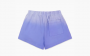 Sporty & Rich Serif Logo Embroidered Disco Shorts Dip Dye WMNS "Blue/White" 