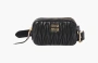 Miu Miu Women Belt with Matelassé Pouch "Black" 