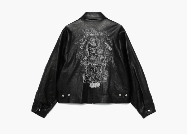 Enfants Riches Déprimés Principe De L'amour Western Jacket Black/Ivory  Enfants Riches Déprimés Principe De L'amour Western Jacket Black/Ivory