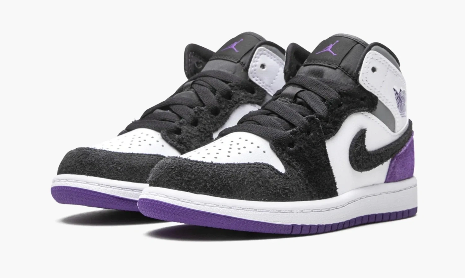 Air Jordan 1 Mid PS Purple Kids 