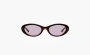 Gentle Monster Plastic Frame OVAL SUNGLASSES Unisex Brown 