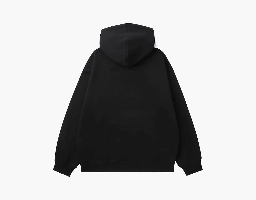 Carhartt WIP College Arch Logo Hoodie Black
