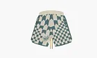 RHUDE Cashmere Racing Shorts Ivory Sage