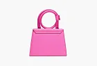 Jacquemus Le Chiquito Noeud Neon Pink