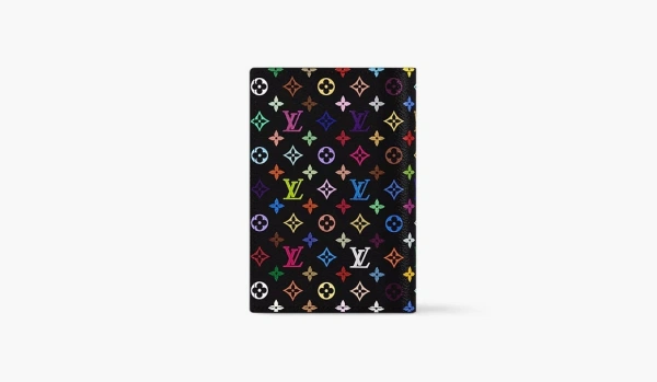 Louis Vuitton x Takashi Murakami Passport Cover Monogram Canvas Multicolore Noir  Louis Vuitton x Takashi Murakami Passport Cover Monogram Canvas Multicolore Noir